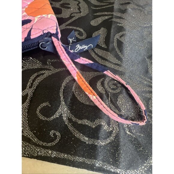 Vera Bradley Loves Me Pink, Orange, And Blue Floral Wristlet Wallet - Picture 9 of 9